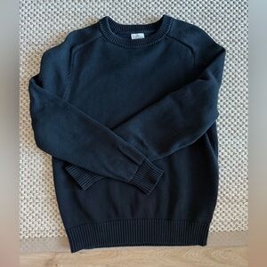 J. Crew Black Heritage Cotton Crewneck Sweater - Men